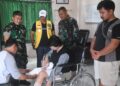Karya Bakti TNI Kodam I/BB Salurkan Bantuan Kaki Palsu bagi Warga Nias