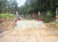 Kodim 0206/Dairi Rampungkan Jembatan Aramco Lae Labah Tedung Desa Sibagindar