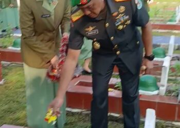 Danrem 064/MY Pimpin Ziarah Rombongan di TMP Ciceri, Teguhkan Semangat Pengabdian Prajurit