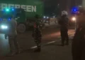 Bersama 3 Pilar ,Koramil 05/Cilincing Patroli Siskamling Perkuat Keamanan Wilayah Jakarta Utara