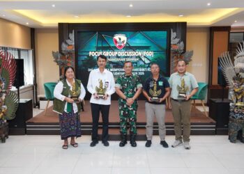 Jelang Hari Bakti ke-69, Kodam IX/Udayana Gelar FGD Cari Solusi Kolaboratif Penanganan Sampah