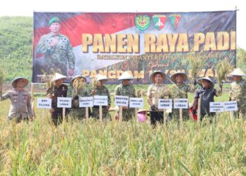 Pangdam III/Siliwangi Tutup Rangkaian Kunker dengan Panen Raya dan Pesan Patriotisme untuk Prajurit di Lebak