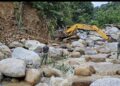 Satgas Karya Bakti Kodam I/BB Lanjutkan Pembangunan Jembatan Armco di Aek Punati, Taput