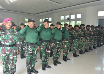 Resmi, Dankolatmar Tutup Briefing Latopswiltas TA 2026 di Puslatpurmar 3 Grati