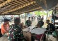 Libur ,Satgas Mangkal Bersama Warga di  Warung Kopi