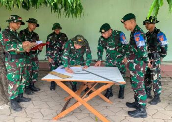 Danyon Armed 6 Tinjau Latihan LTPT, Pererat Kebersamaan Bersama Prajurit