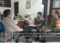Babinsa dan Babinkamtibmas Komsos di Kantor Lurah