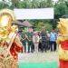 Tinjau Lokasi TMMD 128 Pariaman,Tim Wasev Disambut Tarian Adat Gendang Tasa
