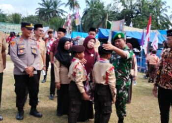 Danramil 12/LP Hadiri Pembukaan PPGT di Desa Sabungan, Tekankan Pembinaan Karakter Generasi Muda
