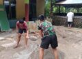 Pembangunan MCK Surau Borak Terus Dikebut Satgas TMMD 128 Pariaman