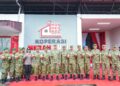 Pangdam I/BB Ikuti Vidcon Launching 1.061 KDKMP oleh Presiden RI