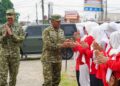 Danrem 064/MY Hadir di Desa Ranjeng Saat Presiden Resmikan Operasionalisasi 1.061 KDKMP