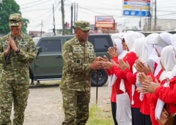 Danrem 064/MY Hadir di Desa Ranjeng Saat Presiden Resmikan Operasionalisasi 1.061 KDKMP