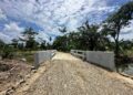 Rampung, Jembatan TMMD Dikebut di Bawah Terik Matahari Menyinari Bumi Pasar Rawa