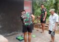 Pembangunan MCK Surau Borak Memasuki Tahap Pengecatan ,Satgas Terus Kebut
