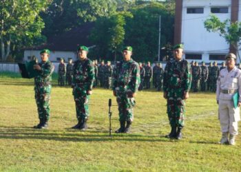 Upacara 17-an Kodim Trs, Kasad Ingatkan Bahaya Kemarau 2026