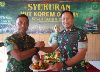 Danrem 064/MY Tegaskan Jati Diri TNI sebagai Tentara Rakyat di HUT Korem ke 60
