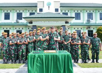 Pangdam I/BB Kunjungi Menarhanud 2/SSM, Tekankan Profesionalisme dan Kesiapsiagaan Prajurit