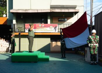 Kasad Tekankan Profesionalisme, Kesiapsiagaan Prajurit dan Efisiensi Energi pada Upacara 17-an di Korem 052/Wkr
