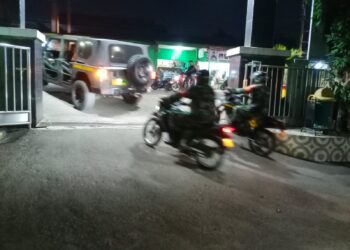 Pererat Sinergitas, Koramil 02/Curug Gelar Patroli Malam Bersama Komponen Pendukung
