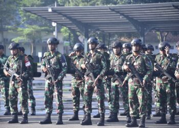 Puslatpurmar 6 Jampangtengah Turut Selenggarakan Pembukaan Latihan Pratugas Satgas Pam Puter XXX TA 2026