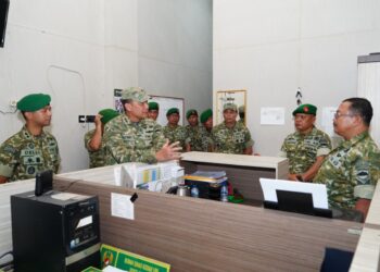 Pangdam I/BB Kunjungi Kodim 0201/Medan, Tekankan Prajurit Bantu Kesulitan Rakyat
