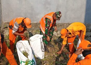 Program Grebek Sampah ,Bukti Nyata Kodim 0502/JU Peduli Lingkungan