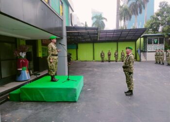 Pimpin Upacara Harkitnas ke-118,Dandim 0503/JB :  Mari Memperkokoh Persatuan Dan Meningkatkan Literasi Digital