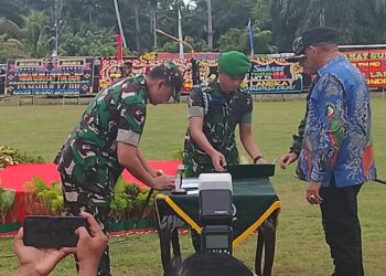 Pangdam Mayjen TNI Hendy Antariksa Resmi Menutup TMMD ke-128 di Langkat