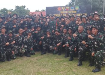 Kala Keringat Tentara, Polri, dan Warga Melebur Menjadi Karya di Pasar Rawa