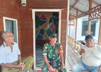 Kala Keringat Tentara, Polri, dan Warga Melebur Menjadi Karya di Pasar Rawa