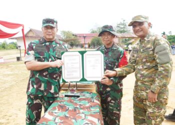 Pangdam XX/TIB Tegaskan TMMD Jadi Motor Pembangunan Desa Saat Tutup TMMD Ke-128 di Sarolangun