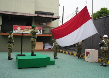 Pimpin Upacara Harkitnas ke-118, Kasrem 052/Wkr Tegaskan Komitmen Jaga Tunas Bangsa di Era Digital