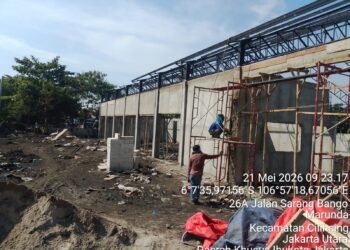 Kejar Target ,Pembangunan KDKMP Marunda Capai 61 % ,Kodim 0502/JU Sukseskan Program Presiden Prabowo
