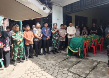 PERSONIL KORAMIL 0201-07/MT MELAYAT KE RUMAH SALAH SATU ANGGOTA YANG SEDANG BERDUKA