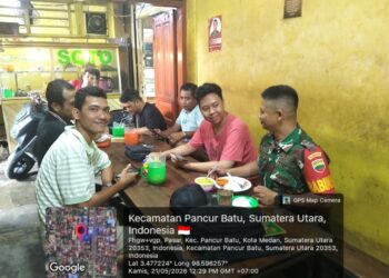 JALIN KEDEKATAN DENGAN WARGA, BABINSA KORAMIL 0201-14/PB KOMSOS DIWILAYAH BINAAN