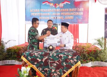 Pangdam XX/TIB Tinjau Lokasi Pembangunan Kodam Baru Di Jambi