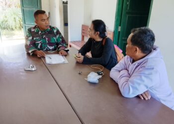 Momen Hangat di Markas Koramil 03/Parongil, Babinsa Motivasi Gadis Desa Lae Markelang yang Ingin Jadi Kowad