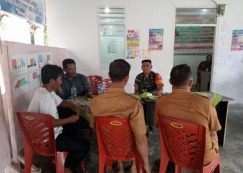 Dari Kantor Desa Sigambir-gambir, Babinsa dan Aparat Desa Sepakat Perangi DBD