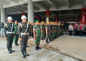 TNI Polri dan Unsur Terkait Laksanakan PAM Pertandingan Sepak Bola BRI super league ,”Persija Jakarta vs Semen Padang FC”