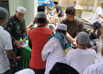 Jum’at Berkah, Kodim 0209/Labuhanbatu Tebar Kepedulian di Masjid Baitul Hikmah