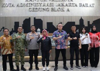 Ngopi Bareng Forkopimko,Dandim 0503/JB : Keamanan dan Ketertiban Tanggungjawab Bersama