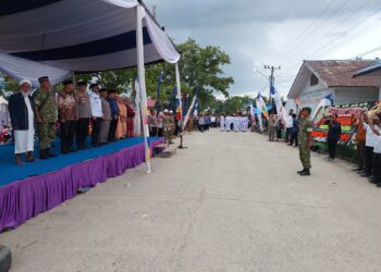Koramil 10/TM dan Persit Hadiri Pembukaan MTQ dan FSQ Ke-XVII Tingkat Kabupaten Labuhanbatu Selatan