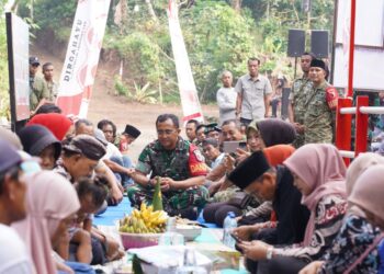 Tasyakuran Jembatan Garuda Dan Perintis Garuda, Dandim 0808/Blitar Bersama Forkopimcam Permudah Akses Mobilitas Warga