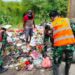 Jelang Idul Adha,Satgas Sampah Koramil Rajeg Bersihkan Sampah di Desa Tanjakan