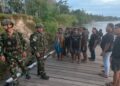 Koops TNI Habema Evakuasi 44 Pendulang Emas dari Gangguan OPM di Pegunungan Bintang
