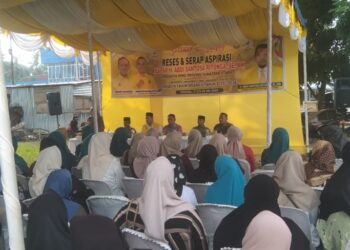 Babinsa Koramil 09/NL Hadiri Reses Anggota DPRD Sumut, Kawal Aspirasi Warga