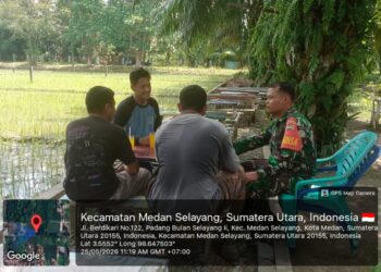 UNTUK MENJALIN SILATURAHMI BABINSA KOMSOS BERSAMA WARGA BINAANNYA 