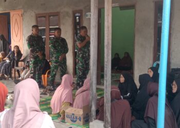 PERSONIL KORAMIL 0201-07/MT MELAYAT KE RUMAH ANGGOTA YANG SEDANG BERDUKA