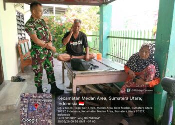 Jalin Siturahmi dengan Warga Babinsa Koramil 0201 – 04/MK Komsos dengan Warga Binaan